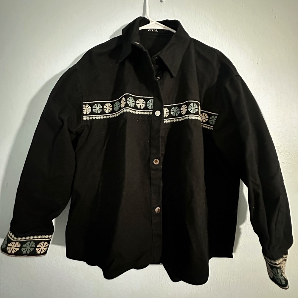 Zara cotton shacket / jacket